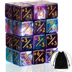 Positive Counters Dice (9) BUPR or MBD black